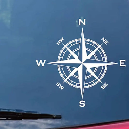 Nautical Compass Car Stickers