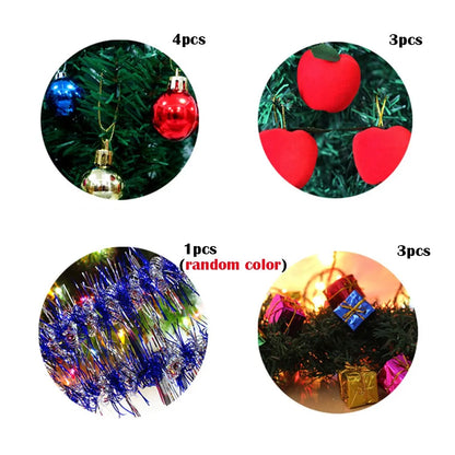 Mini Tabletop Christmas Tree – Small Desk Xmas Tree with Decorations – Perfect for Home & Party Holiday Decor (30/45/60cm)