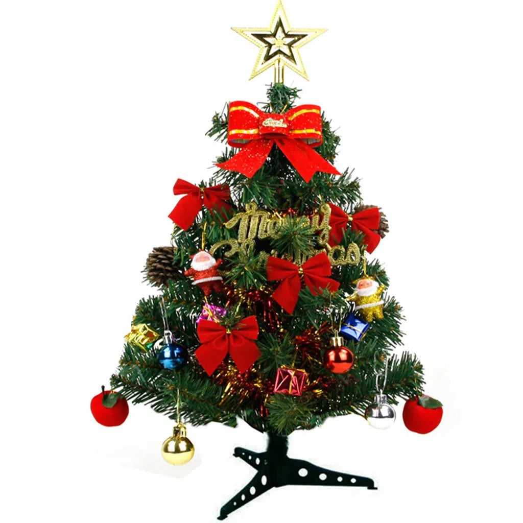 Mini Tabletop Christmas Tree – Small Desk Xmas Tree with Decorations – Perfect for Home & Party Holiday Decor (30/45/60cm)