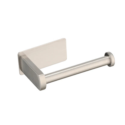 Self-Adhesive Toilet Paper Holder - Rustproof Stainless Steel Wall-Mounted Roll Holder - No Drilling, Easy Installation