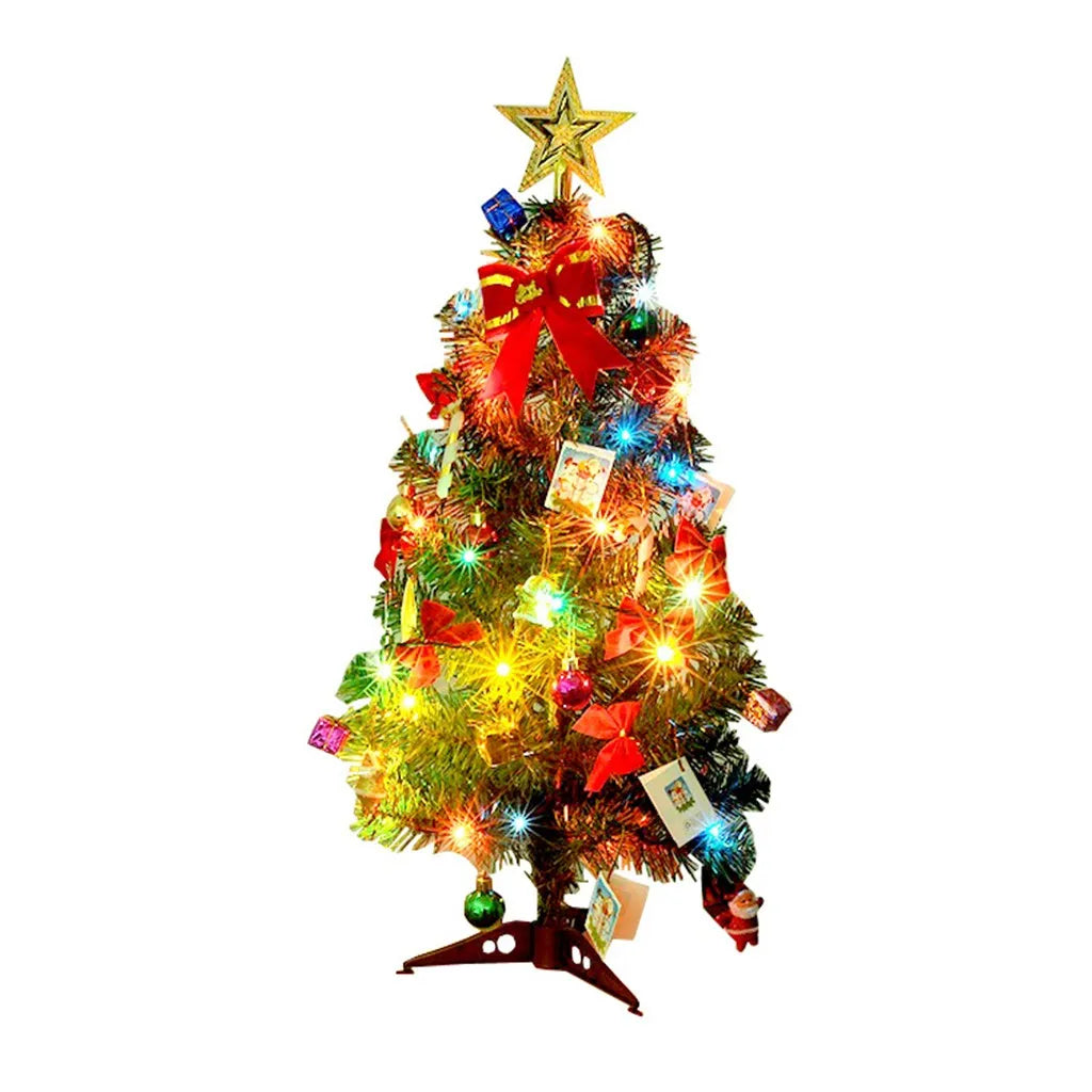Mini Tabletop Christmas Tree – Small Desk Xmas Tree with Decorations – Perfect for Home & Party Holiday Decor (30/45/60cm)