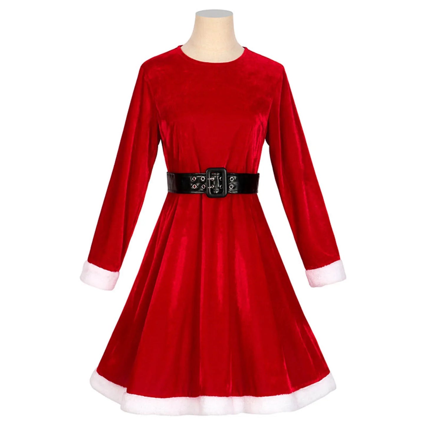 Gothic Ladies Christmas Party Dress 2024 - Red Cosplay Christmas Theme Stage Show Dress - for Women