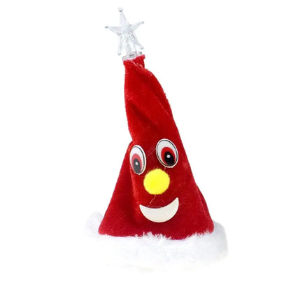 Dancing Santa Claus Hat – Electric Animated Musical Christmas Hat with Swinging Motion – Festive Novelty Ornament & Moving Toy